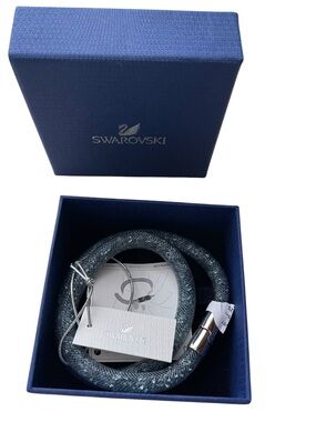 Swarovski Stardust Blue Double Wrap Bracelet